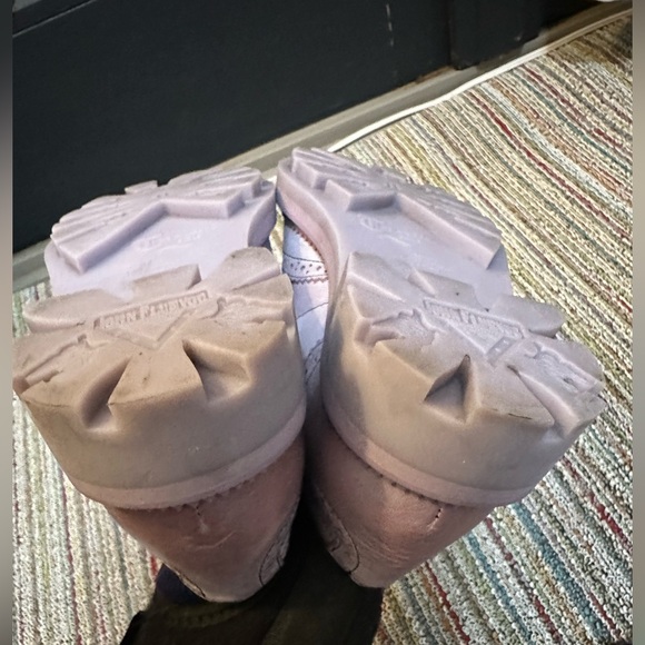 Fluevog NEARLY NEW 7th Heaven Gillian rub off purple chunky brogue Mary Jane - 7 - Picture 16 of 16